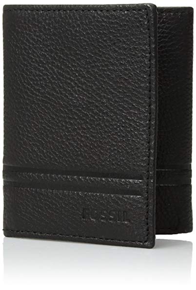 Fossil Men's Leather Trifold Wallet