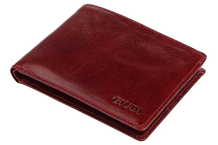 Giudi Genuine Leather men’s Wallet Card Holder Made in Italy