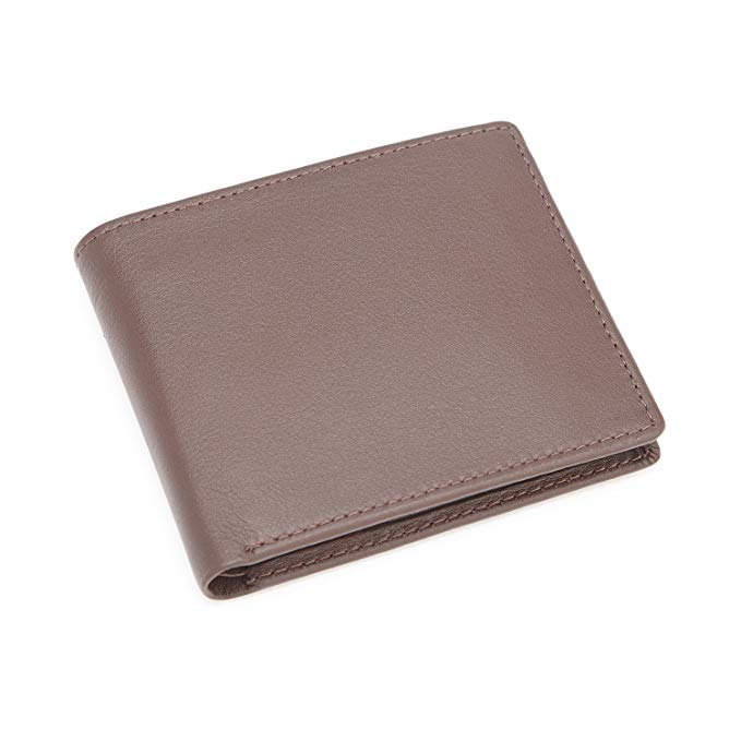 Royce Leather RFID Blocking Euro Commuter Wallet