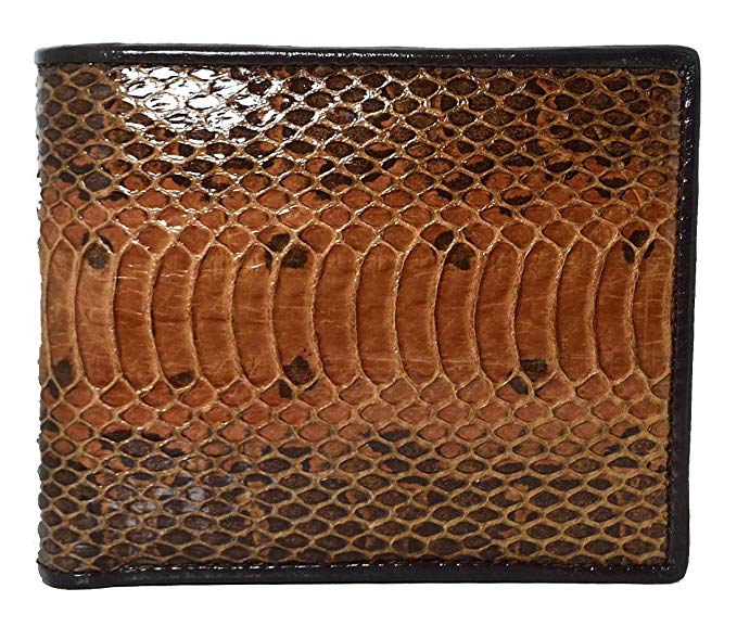 Authentic Snake Skin Men's Bifold Python Snake Wallet