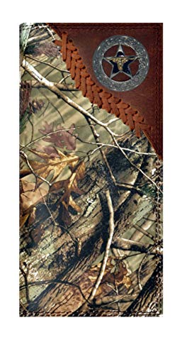 Custom Badger Longhorn Star Long Checkbook Realtree AP Camo Wallet