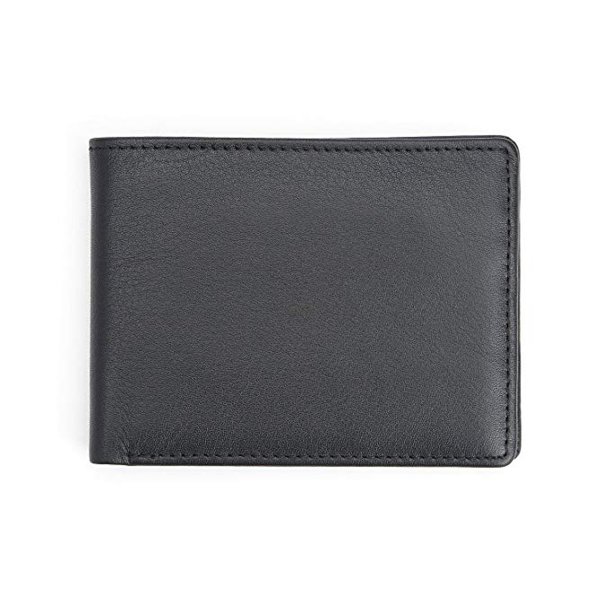 Royce Leather RFID Blocking American Genuine Leather Bifold Wallet for Identi...