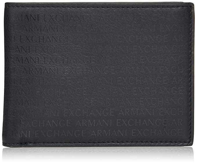 Armani Exchange Men's Tri Fold Laser Logo Wallet